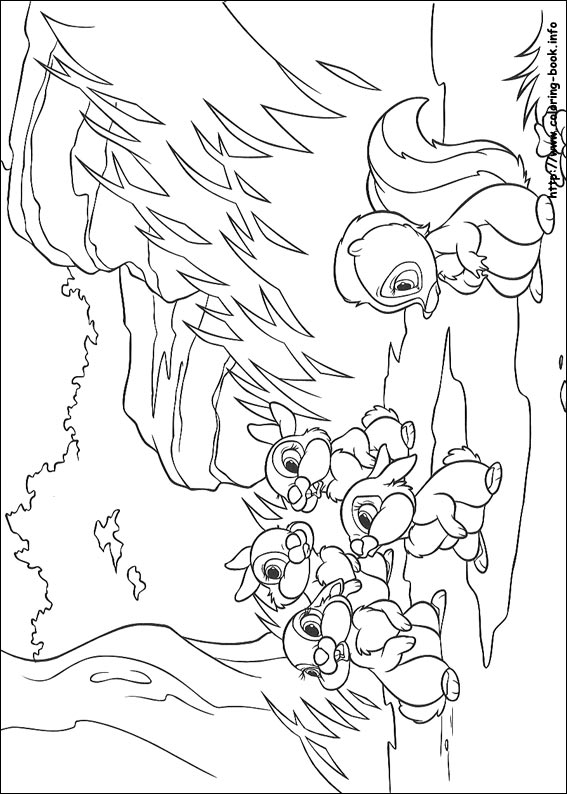 Bambi 2 coloring picture